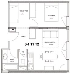 1-bed example b, sleeps 5